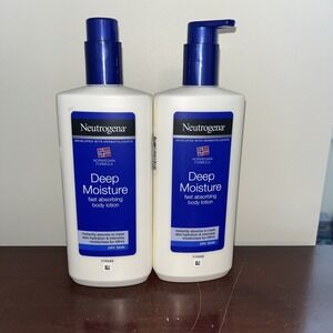 Neutrogena Norwegian Formula Deep Moisture Dry Skin Body Lotion 400ml - Lot of 2